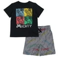 thumbnail image 1 of Disney Mickey Mouse Little Boys T-Shirt and Shorts Outfit Set Toddler to Big Kid, 1 of 5