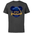 thumbnail image 1 of Disney Mickey Mouse Little Graduate 2022 - Short Sleeve Cotton T-Shirt for Adults - Customized-Charcoal, 1 of 5
