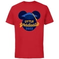 thumbnail image 1 of Disney Mickey Mouse Little Graduate 2022 - Short Sleeve Cotton T-Shirt for Adults - Customized-Red, 1 of 5