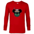thumbnail image 1 of Disney Mickey Mouse Logo Oktoberfest German Hat & Lederhosen - Long Sleeve T-Shirt for Men - Customized-New Red, 1 of 5