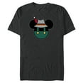 thumbnail image 1 of Disney Mickey Mouse Logo Oktoberfest German Hat & Lederhosen - Short Sleeve Blended T-Shirt for Adults - Customized-Dark Heather, 1 of 5
