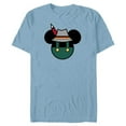 thumbnail image 1 of Disney Mickey Mouse Logo Oktoberfest German Hat & Lederhosen - Short Sleeve Blended T-Shirt for Adults - Customized-Ocean Blue, 1 of 5