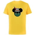 thumbnail image 1 of Disney Mickey Mouse Logo Oktoberfest German Hat & Lederhosen - Short Sleeve Cotton T-Shirt for Adults - Customized-Yellow, 1 of 5