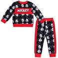 thumbnail image 1 of Disney Mickey Mouse Long Sleeve Shirt and Jogger Pant Set for Boys, Comfy Active Wear for Kids, Black, Size 6, 1 of 5