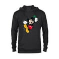 thumbnail image 1 of Disney Mickey Mouse Lucky Four-Leaf Clover St. Patrick's Day - Pullover Hoodie for Adults - Customized-Black, 1 of 5