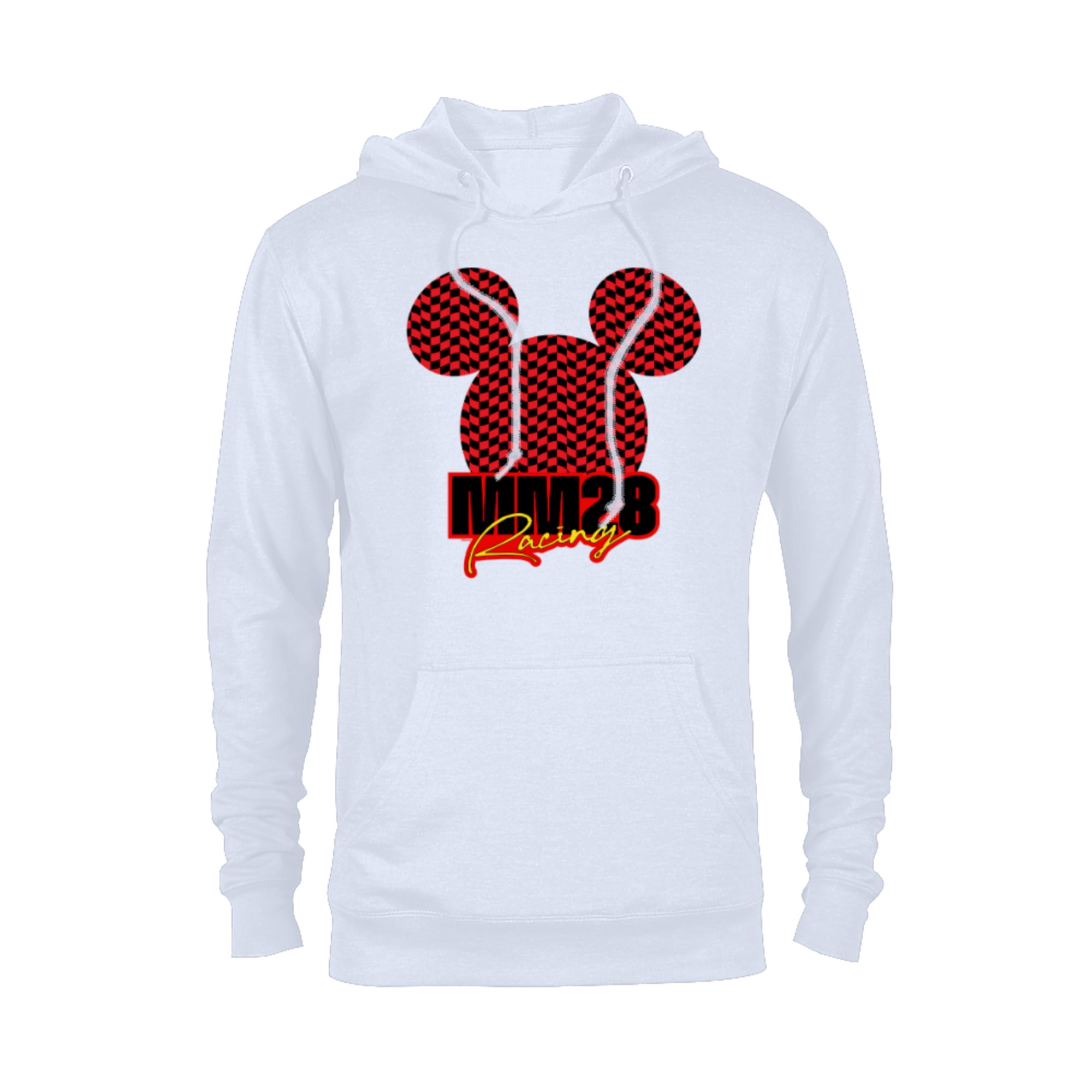 Disney Mickey Mouse MM28 Racing Checkered Flag Race Car Icon - Pullover ...