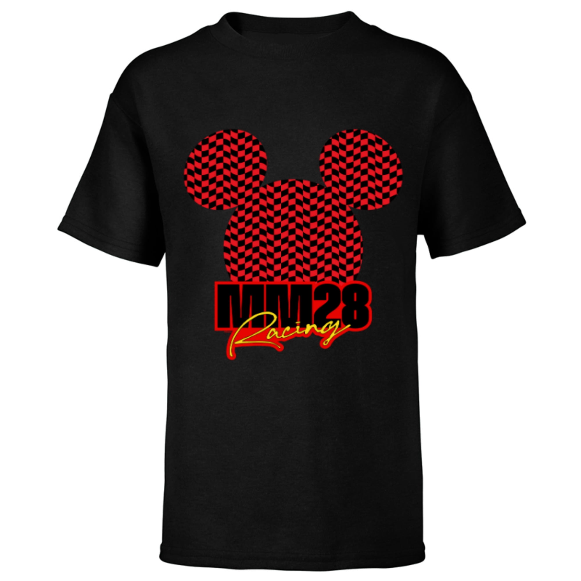 Disney Mickey Mouse MM28 Racing Checkered Flag Race Car Icon - Short ...