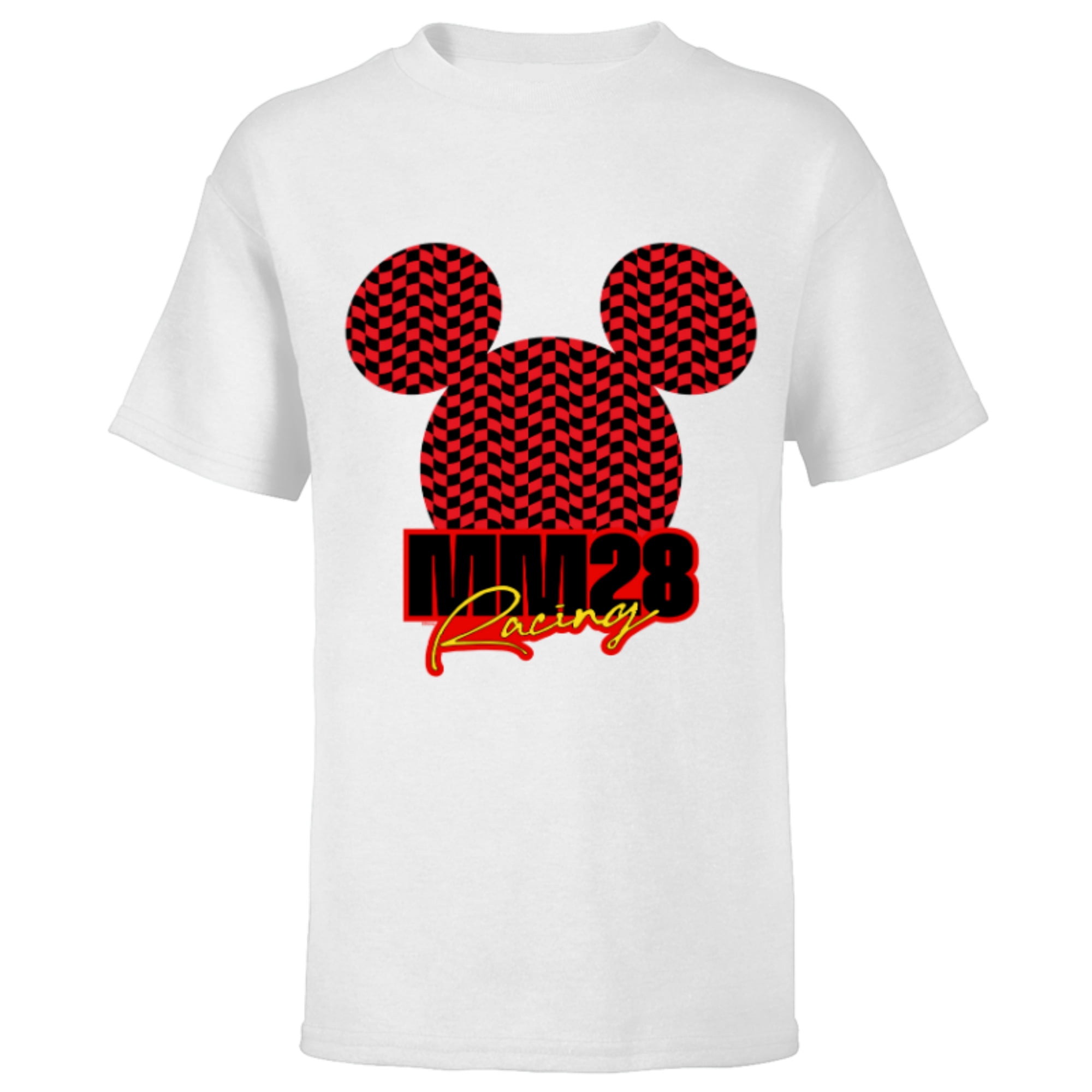 Disney Mickey Mouse MM28 Racing Checkered Flag Race Car Icon - Short ...