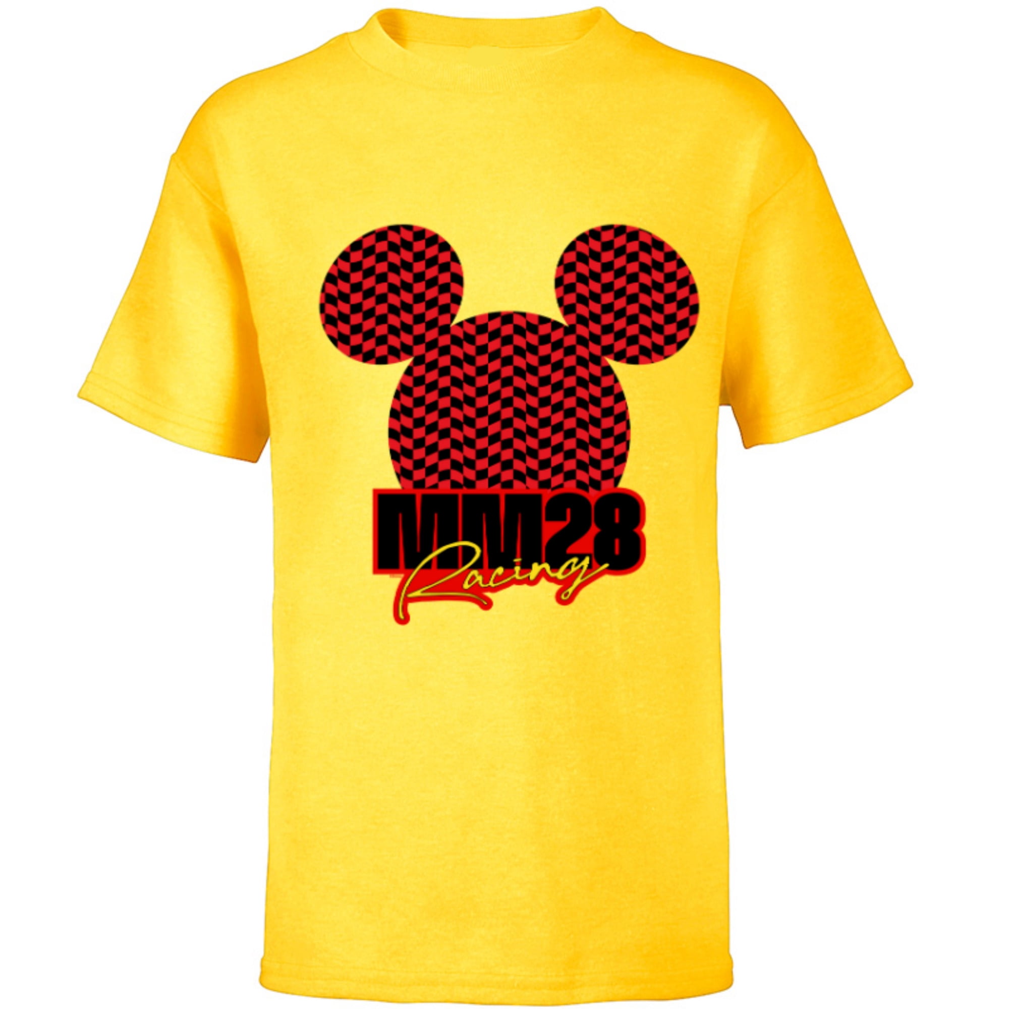Disney Mickey Mouse MM28 Racing Checkered Flag Race Car Icon - Short ...