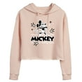 thumbnail image 1 of Disney - Mickey Mouse - Making Moves - Juniors Cropped Pullover Hoodie, 1 of 5