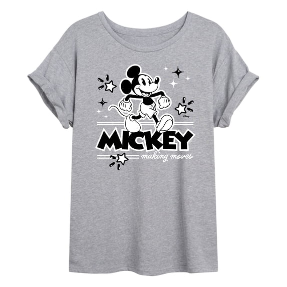 Disney - Mickey Mouse - Making Moves - Women's Oversized T-Shirt