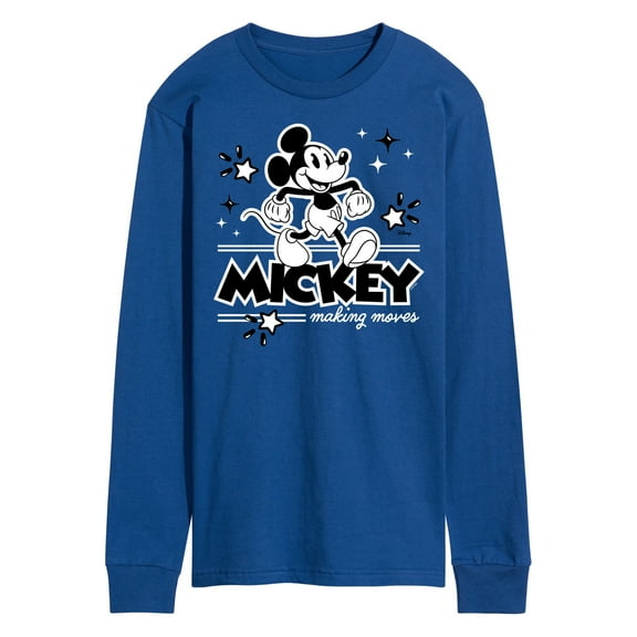 Disney - Mickey Mouse - Making Moves - Men's Long Sleeve T-Shirt