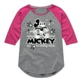 thumbnail image 1 of Disney - Mickey Mouse Making Moves - Toddler & Youth Girls Raglan Graphic T-Shirt, 1 of 4