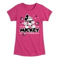 thumbnail image 1 of Disney - Mickey Mouse Making Moves - Toddler & Youth Girls Short Sleeve Graphic T-Shirt, 1 of 5