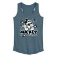 thumbnail image 1 of Disney - Mickey Mouse - Making Moves - Women's Racerback Tank Top, 1 of 4