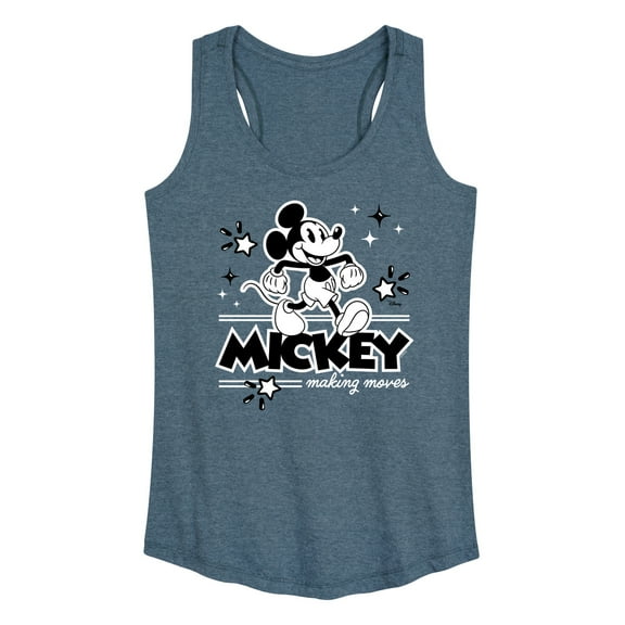 Disney - Mickey Mouse - Making Moves - Women's Racerback Tank Top