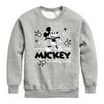 thumbnail image 1 of Disney - Mickey Mouse Making Moves - Youth Crewneck Fleece Sweatshirt, 1 of 5