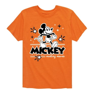 Disney - Mickey Mouse Making Moves - Youth Short Sleeve Graphic T-Shirt