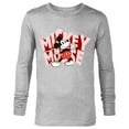 thumbnail image 1 of Disney Mickey Mouse Marquee Lettering - Long Sleeve T-Shirt for Men - Customized-Athletic Heather, 1 of 5