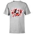 thumbnail image 1 of Disney Mickey Mouse Marquee Lettering - Short Sleeve T-Shirt for Kids - Customized-Athletic Heather, 1 of 5