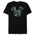 thumbnail image 1 of Disney Mickey Mouse May Birth Month Birthstone & Flowers - Short Sleeve Blended T-Shirt for Adults - Customized-Black, 1 of 5