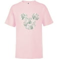 thumbnail image 1 of Disney Mickey Mouse May Birth Month Birthstone & Flowers - Short Sleeve T-Shirt for Kids - Customized-Soft Pink, 1 of 5