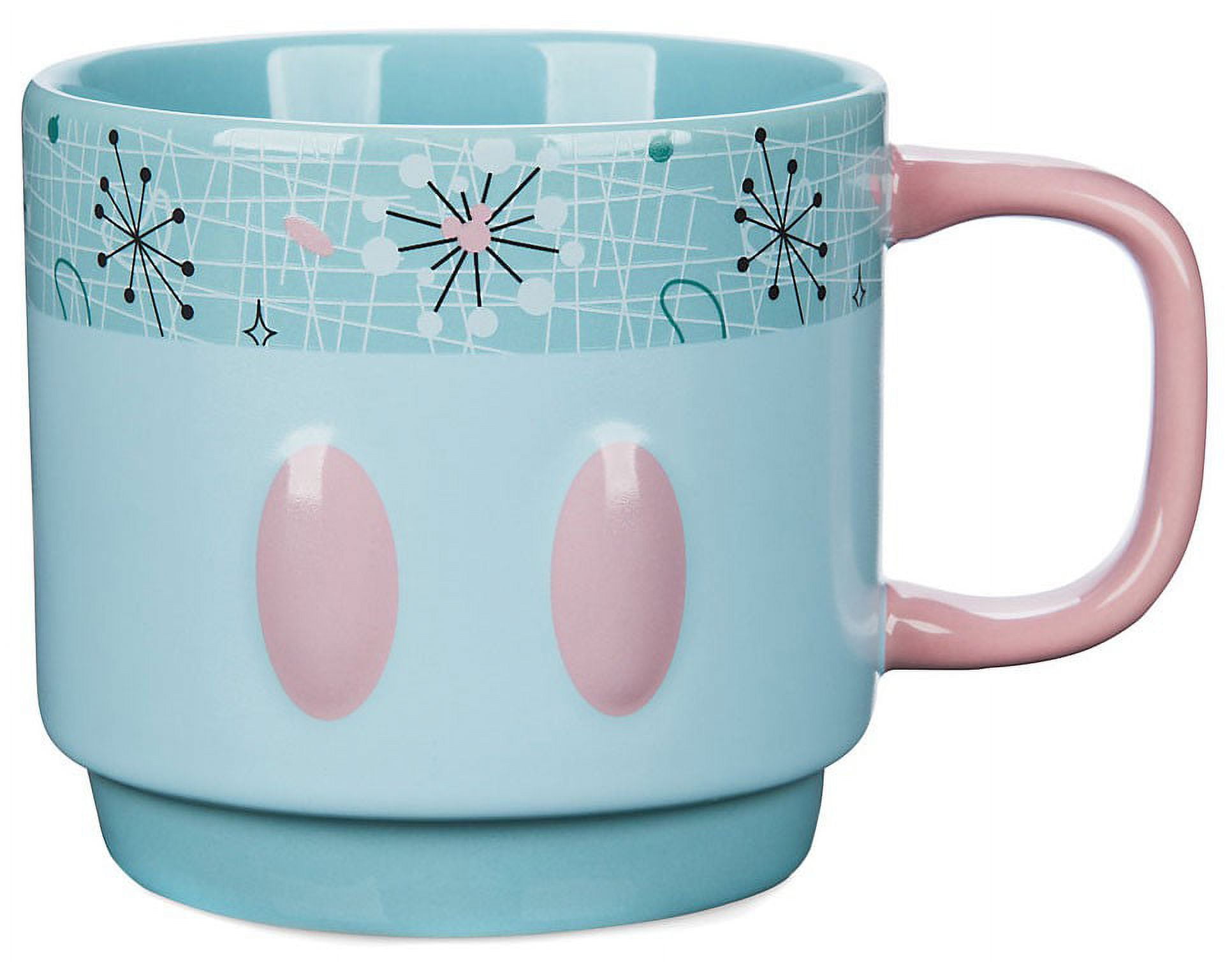 Disney Mickey Mouse 3D Starring Tonight Mickey Mouse Blue Ceramic Coffee  Tea Mug