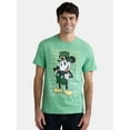 thumbnail image 1 of Disney Mickey Mouse Men's & Big Men's Saint Patrick's Day Graphic Tee, Sizes XS-3XL, 1 of 5