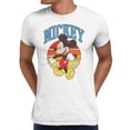 thumbnail image 1 of Disney Mickey Mouse Men's Sunrise Circle T-Shirt (Bright White, S-XXXL), 1 of 4
