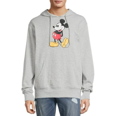 Disney Mickey Mouse Mens & Big Mens Classic Mickey Hoodie Sweatshirt, Sizes S-3XL