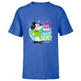 thumbnail image 1 of Disney Mickey Mouse Merry and Bright Holiday - Short Sleeve T-Shirt for Kids - Customized-Royal, 1 of 5