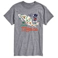 thumbnail image 1 of Disney - Mickey Mouse Mexico Map - Men's Short Sleeve Graphic T-Shirt, 1 of 4