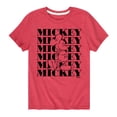 thumbnail image 1 of Disney - Mickey Mouse - Mickey Cheer - Youth Short Sleeve Graphic T-Shirt, 1 of 5
