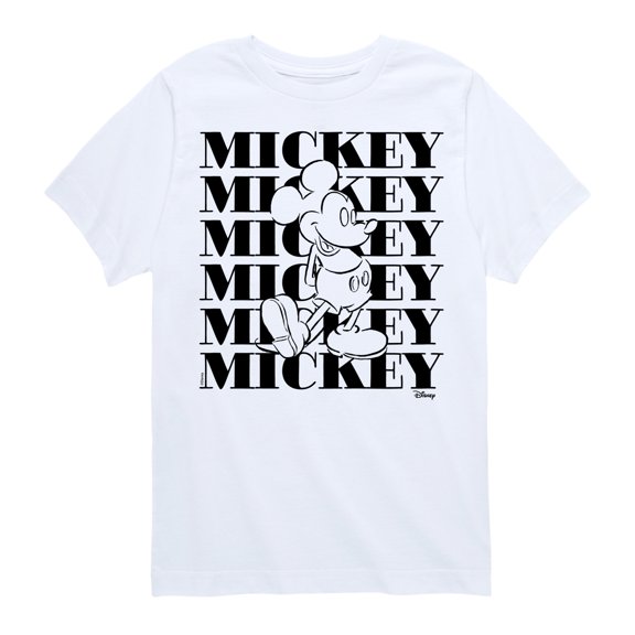Disney - Mickey Mouse - Mickey Cheer - Youth Short Sleeve Graphic T-Shirt