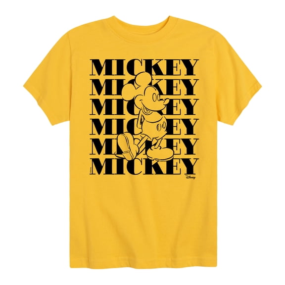 Disney - Mickey Mouse - Mickey Cheer - Youth Short Sleeve Graphic T-Shirt
