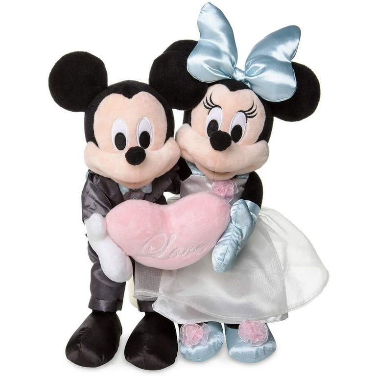 Disney Bridal Mickey & Minnie 2体セット Disney Mickey & Minnie Mouse Wedding Plush Set, Bride and Groom
