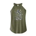 thumbnail image 1 of Disney - Mickey Mouse - Mickey Pattern & Stars - Juniors High Neck Tank Top, 1 of 5