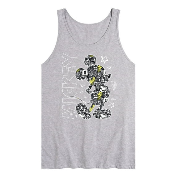 Disney - Mickey Mouse - Mickey Pattern & Stars - Men's Jersey Tank Top