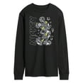 thumbnail image 1 of Disney - Mickey Mouse - Mickey Pattern & Stars - Men's Long Sleeve T-Shirt, 1 of 5