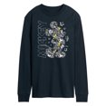 thumbnail image 1 of Disney - Mickey Mouse - Mickey Pattern & Stars - Men's Long Sleeve T-Shirt, 1 of 5