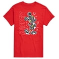 thumbnail image 1 of Disney - Mickey Mouse - Mickey Pattern & Stars - Men's Short Sleeve Graphic T-Shirt, 1 of 4