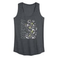 thumbnail image 1 of Disney - Mickey Mouse - Mickey Pattern & Stars - Women's Racerback Tank Top, 1 of 4