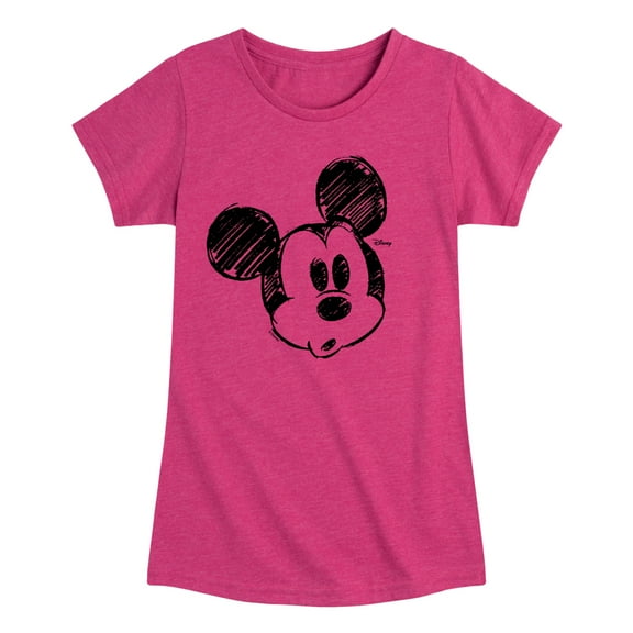 Disney - Mickey Mouse - Mickey Who? - Toddler & Youth Girls Short Sleeve T-Shirt