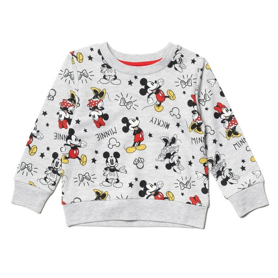 Disney Mickey Mouse Minnie Big Girls Pullover Sweatshirt Infant to Big Kid