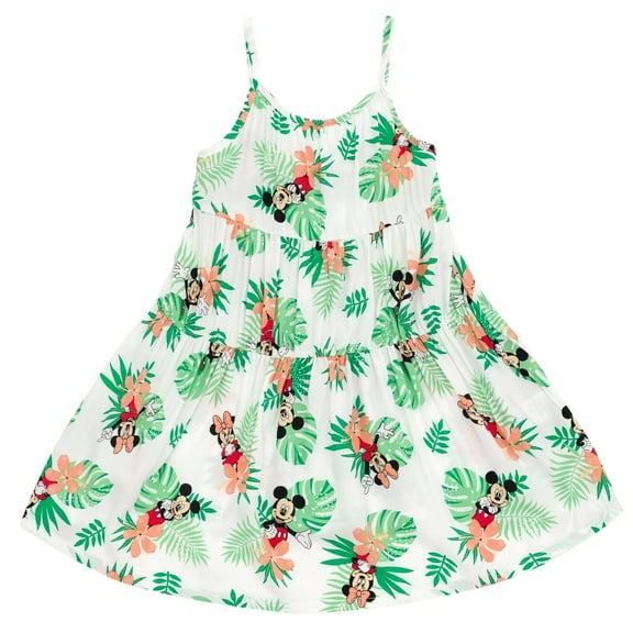 Disney Mickey Mouse Minnie Mouse Hawaiian Toddler Boy Girl Matching Family Cami Dress 2T