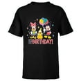 thumbnail image 1 of Disney Mickey Mouse Minnie and Pluto It’s My Birthday Cute - Short Sleeve T-Shirt for Kids - Customized-Black, 1 of 5