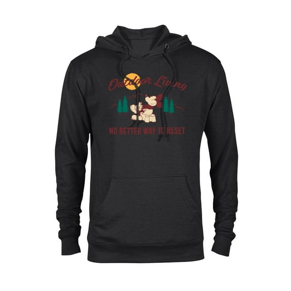 Disney Mickey Mouse Mountain Outdoor Living - Pullover Hoodie for Adults - Customized-Black