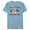 thumbnail image 1 of Disney Mickey Mouse Mountain Outdoor Living - Short Sleeve Blended T-Shirt for Adults - Customized-Ocean Blue, 1 of 5