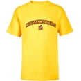 thumbnail image 1 of Disney Mickey Mouse Mouseketeers “M” Collegiate Sports Team- Short Sleeve T-Shirt for Kids - Customized-Yellow, 1 of 5
