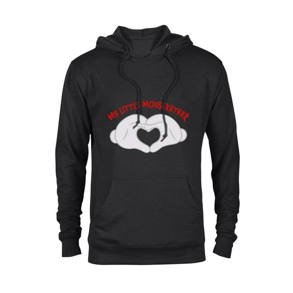 Disney Mickey Mouse My Little Mouseketeer Mom - Pullover Hoodie for Adults - Customized-Black